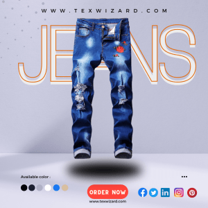Best Quality Men Jeans With Texwizard