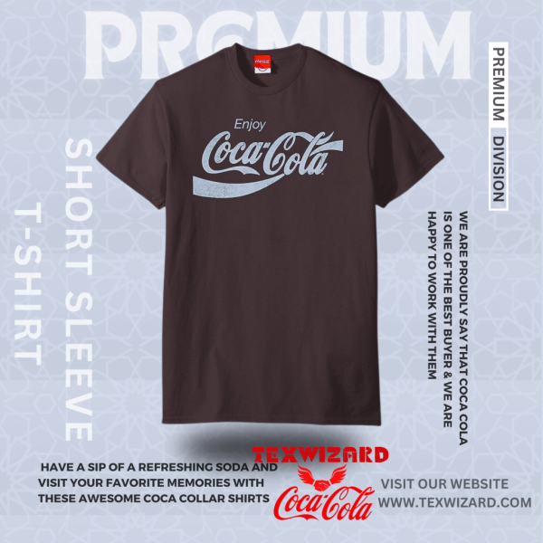  A Nostalgic Fashion Trend Men's Eighties Coke Short Sleeve T-Shirts