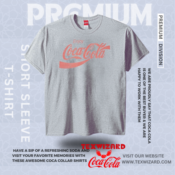  A Nostalgic Fashion Trend Men's Eighties Coke Short Sleeve T-Shirts