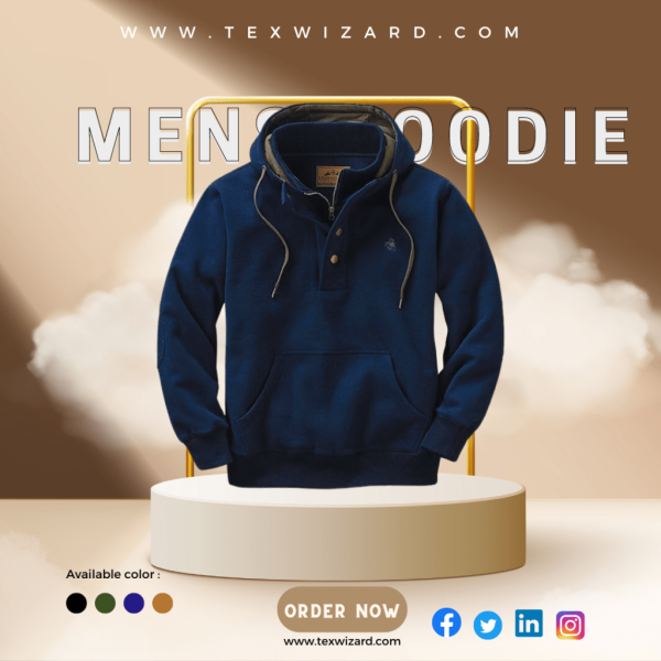 Texwizard Men's Tough as Buck Action Hoodie