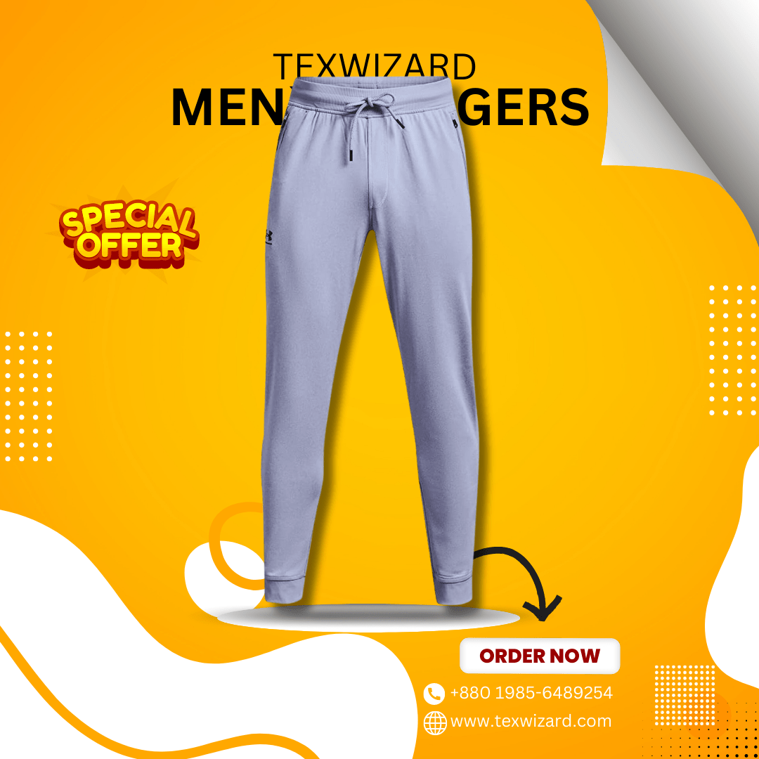 Texwizard Men's Tricot Joggers