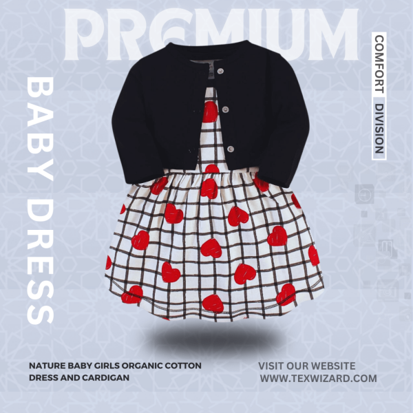 Baby Cotton Dress and Cardigan