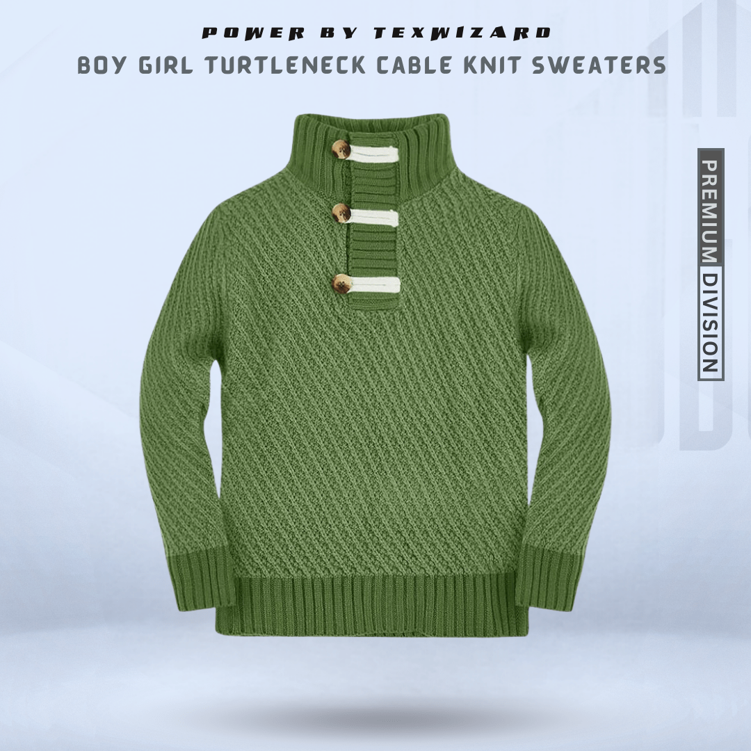 Turtleneck Cable Knit Sweaters