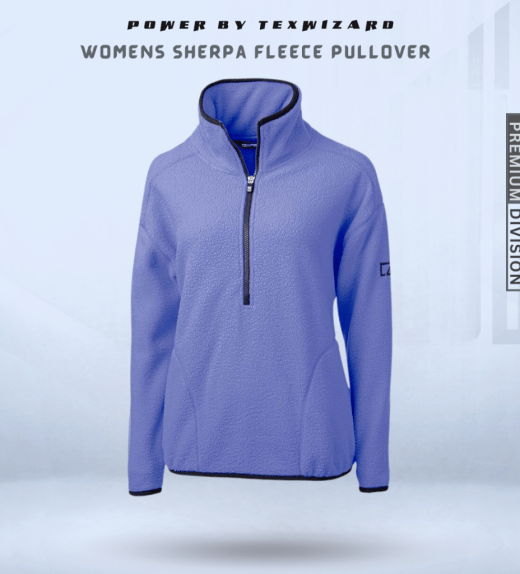 Womens Sherpa Fleece Pullover