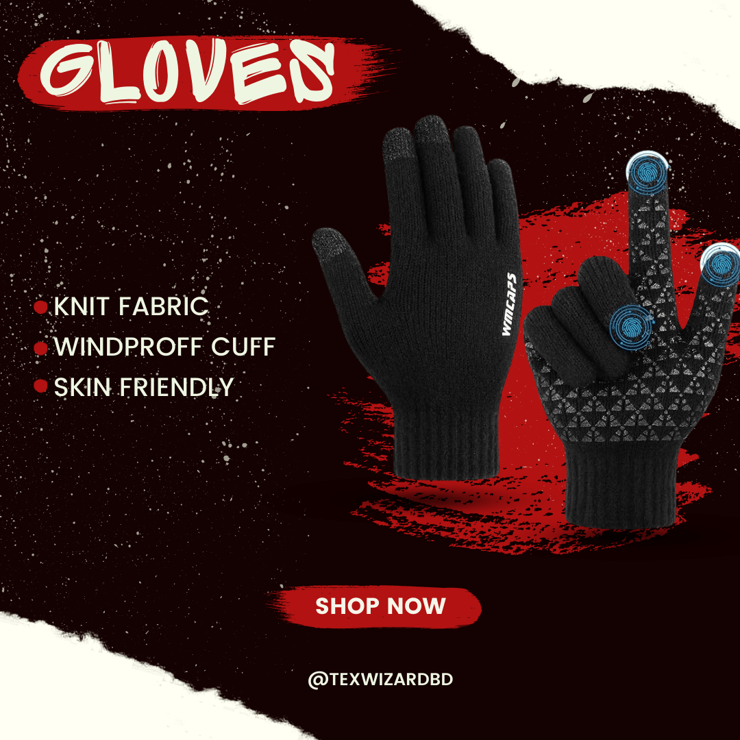 Winter sport spiked gloves