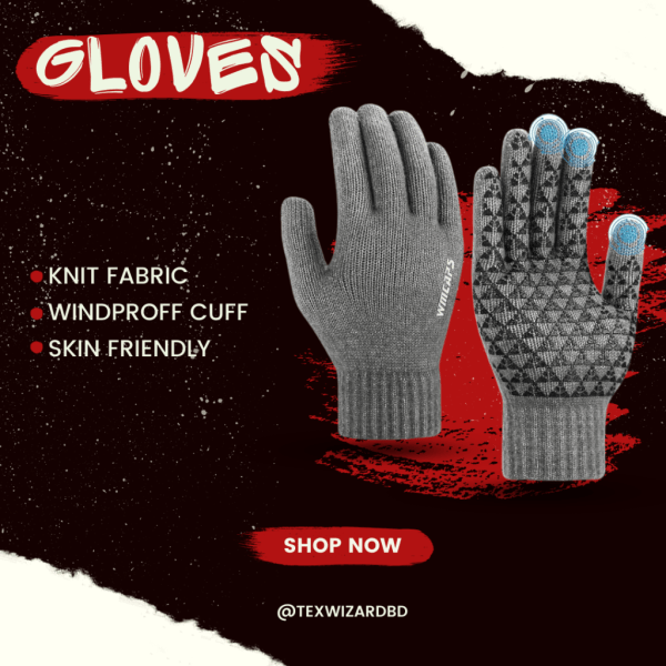 Winter sport spiked gloves