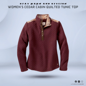 Women's Cedar Cabin Quilted Tunic Top |