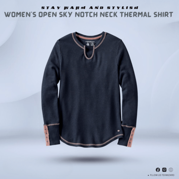 's Open Sky Notch Neck Thermal Shirt