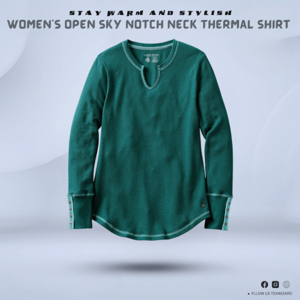 's Open Sky Notch Neck Thermal Shirt (4)