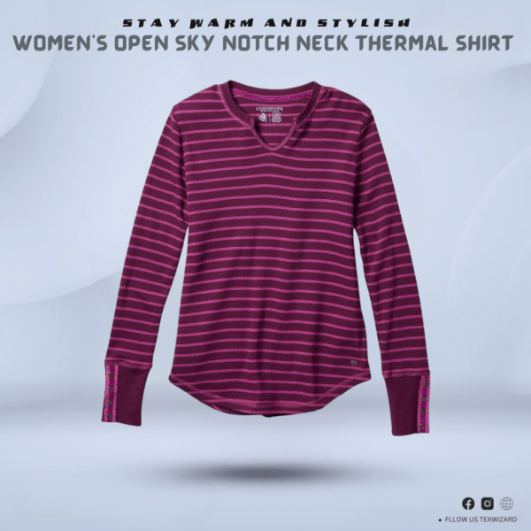 's Open Sky Notch Neck Thermal Shirt (6)