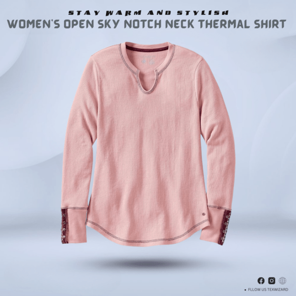 's Open Sky Notch Neck Thermal Shirt (7)