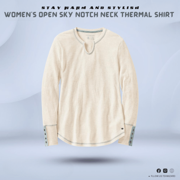 's Open Sky Notch Neck Thermal Shirt (9)