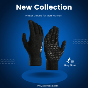 winter sport with spiked gloves