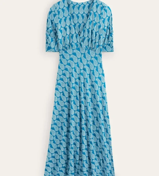 Short Sleeve Jersey Midi Dress