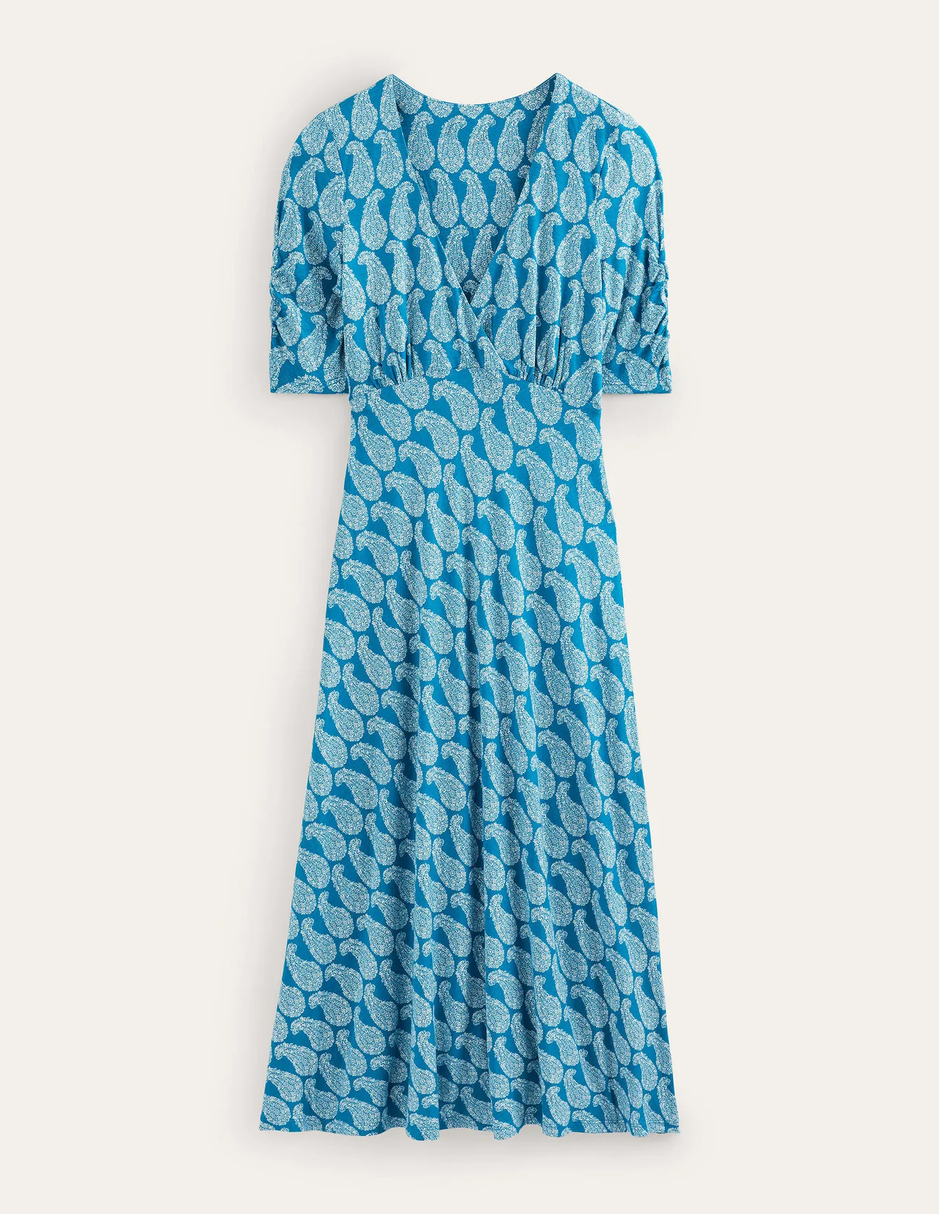 Short Sleeve Jersey Midi Dress
