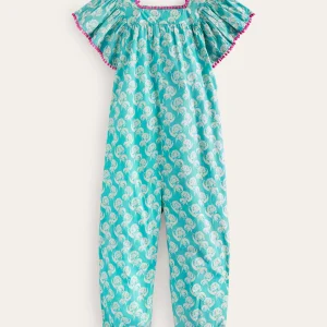 Relaxed Cotton- Poplin Jumpsuit