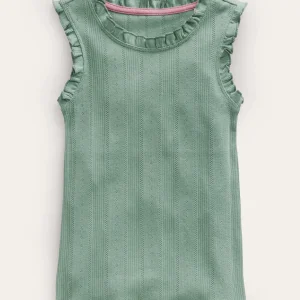 Pointelle Vest Top
