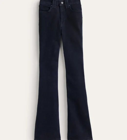 Mid Rise Slim Flare Jeans