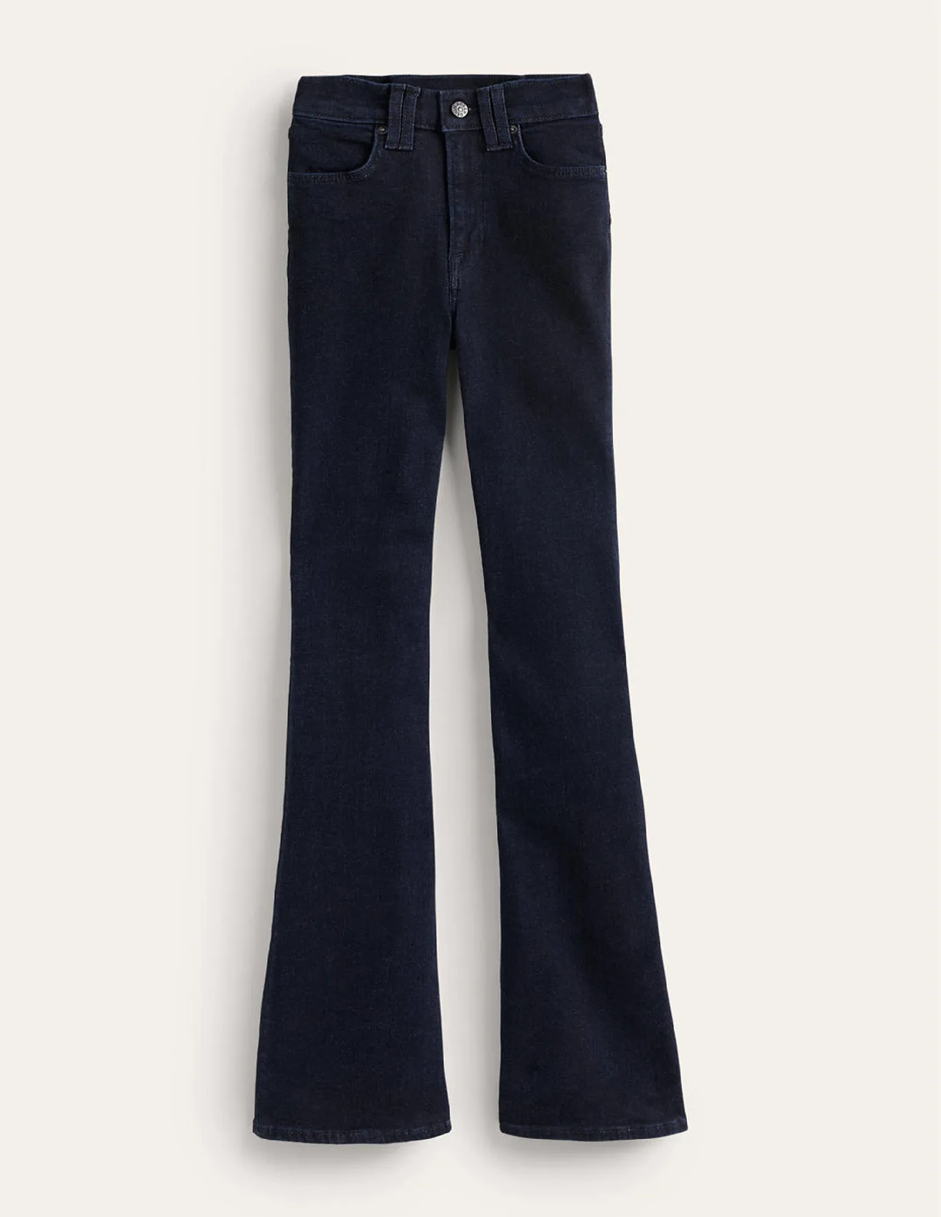 Mid Rise Slim Flare Jeans