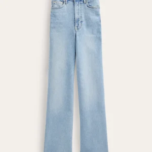 High Rise True Straight Jeans