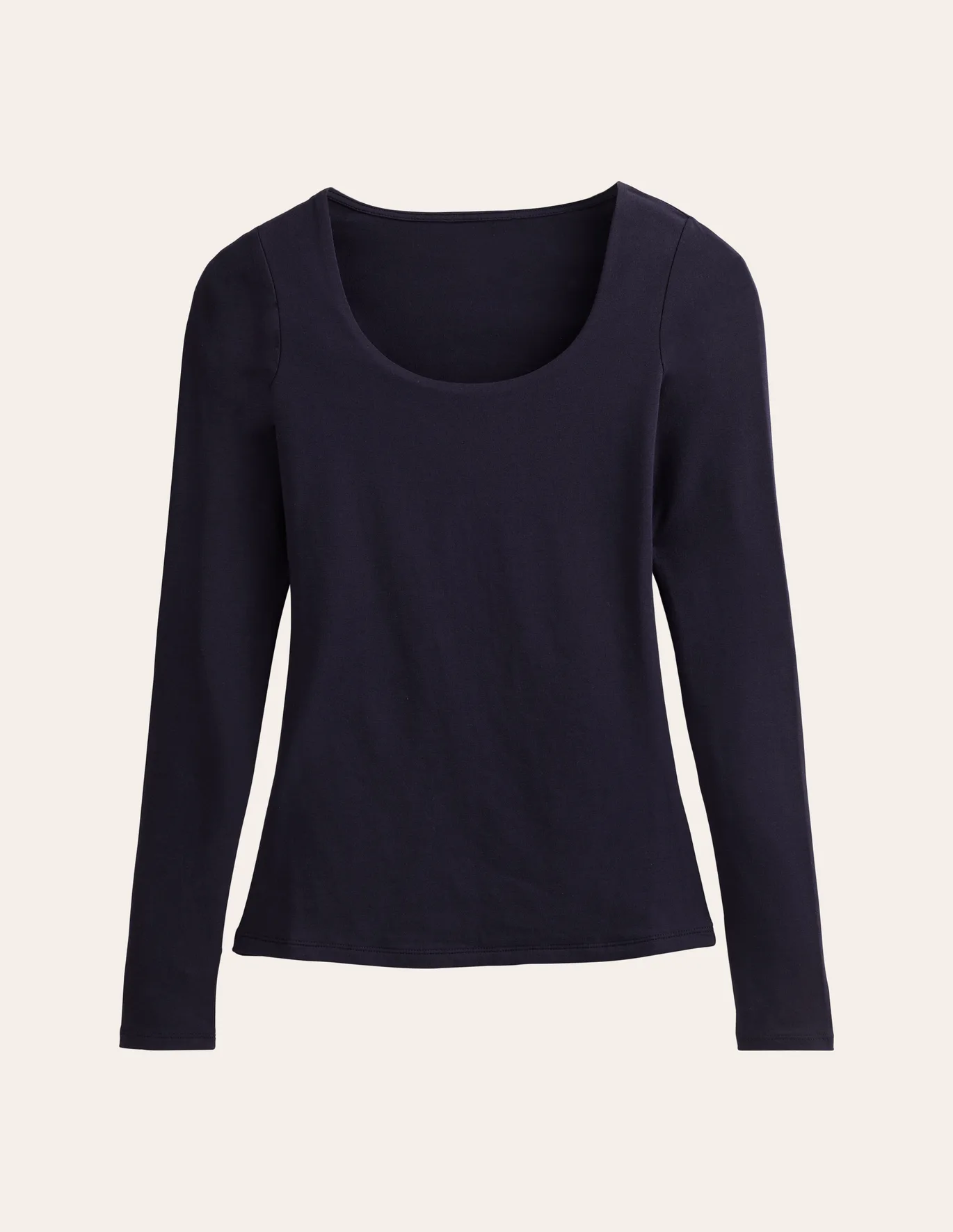 Double Layer Scoop Long Sleeve