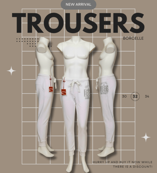Black and White Vintage New Product Trousers Instagram Post